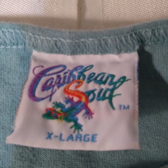 Vintage Caribbean Soul Parrot Graphic Tank Top - Picture 14 of 14
